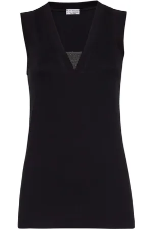 Brunello Cucinelli Monili chain-embellished tank top