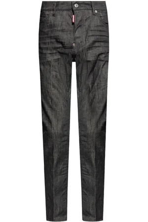 Dsquared2 Logo-patch cotton jeans