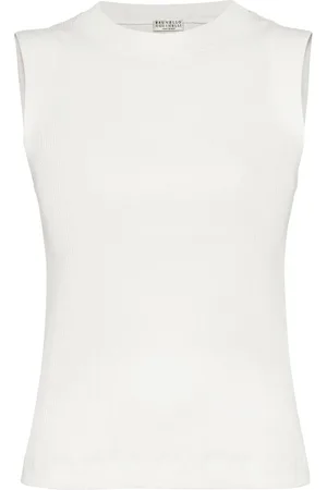 Brunello Cucinelli Slim-fit tank top