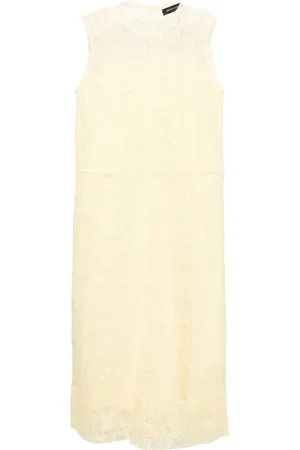 Fabiana Filippi Sleeveless lace midi dress