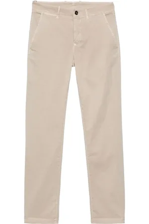 MOORER Gabardine tapered trousers