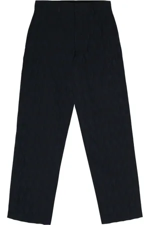 LABRUM Monogram-jacquard straight-leg trousers
