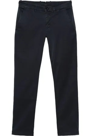 MOORER Gabardine tapered trousers