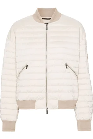 MOORER Jolanda-OS padded bomber jacket