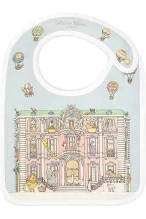 Atelier Choux Monceau Mansion organic cotton bib