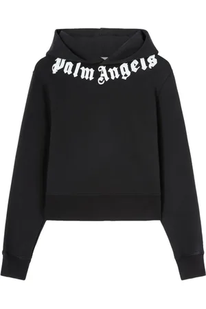 Palm Angels Logo-print cotton hoodie
