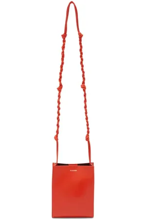 Jil Sander Tangle leather crossbody bag