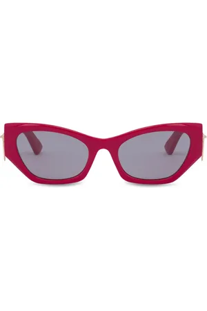 Moschino Zip-detail cat-eye sunglasses