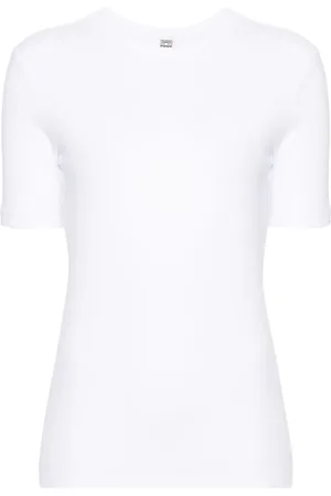 Totême Ribbed cotton T-shirt