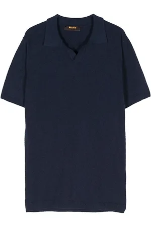 MOORER Dudero terry-cloth polo shirt