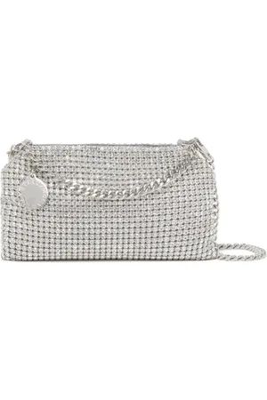 Stella McCartney Falabella crystal-embellished shoulder bag