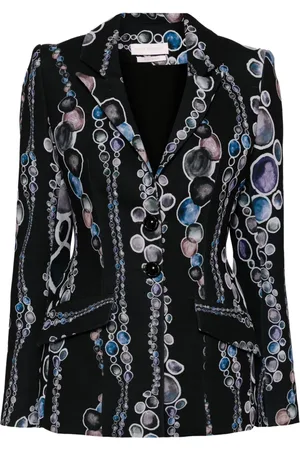 Saiid Kobeisy Canton abstract-print blazer