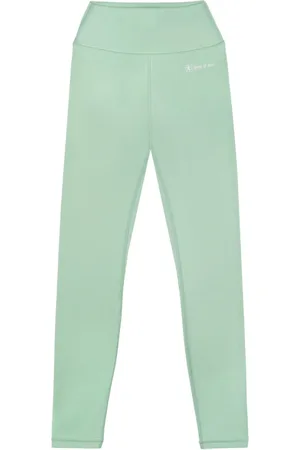 Sporty & Rich Runner Script logo-print leggings