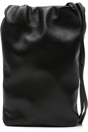 The Row Bourse leather phone bag