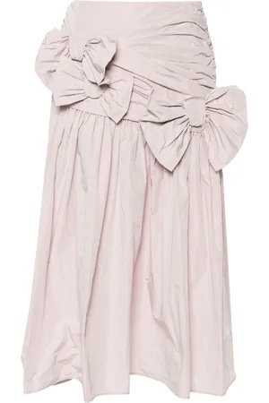 Viktor & Rolf Bow-detail draped skirt