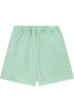 Sporty & Rich Good Health logo-patch shorts