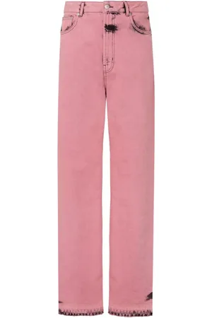 Moschino High-rise tapered jeans
