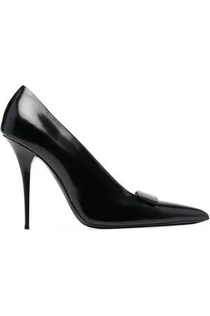 Saint Laurent Pointed-toe polished-finish pumps