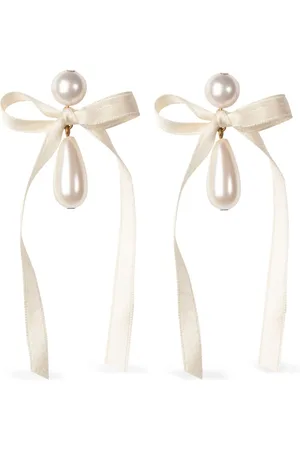 Jennifer Behr Sylvie bow-detail earrings