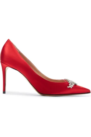 Scarosso Greta 90mm satin pumps