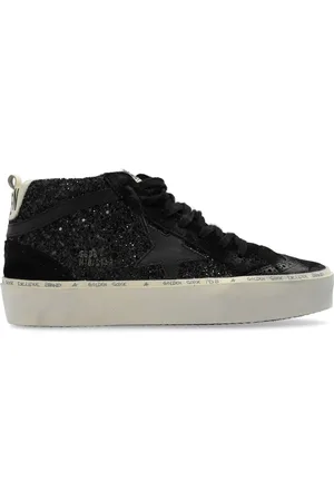 Golden Goose Mid Star high-top glitter sneakers