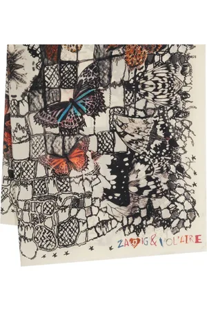 Zadig & Voltaire Blondie 135 organic-silk scarf