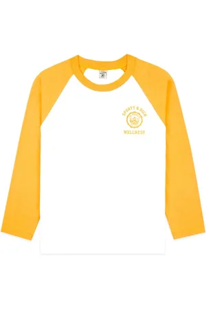 Sporty & Rich Emblem Baseball cotton T-shirt