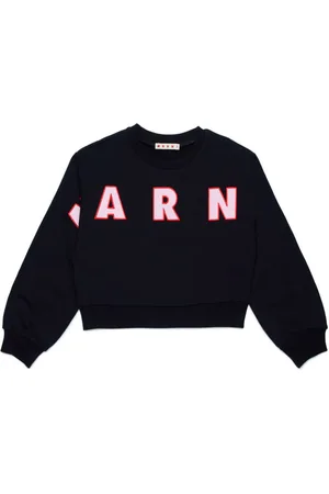 Marni Logo-embroidered cotton sweatshirt