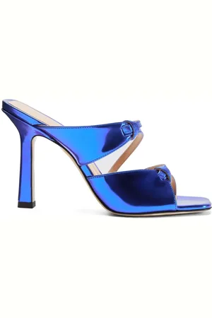Scarosso Zoe 100mm leather mules