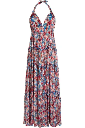 Vilebrequin Floral-print open-back maxi dress