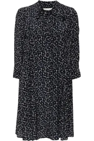 Maison Kitsuné Abstract Daisy-print mini dress