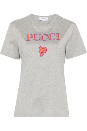 Puccini Logo-embroidered cotton t-shirt