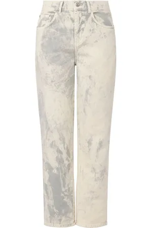 Moschino Mid-rise cropped jeans