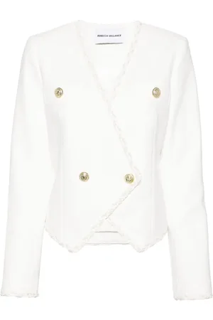 Rebecca Vallance Clarisse double-breasted boucl?? jacket
