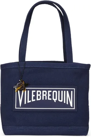 Vilebrequin Logo-appliquéd cotton beach bag