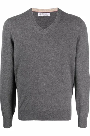 Brunello Cucinelli V-neck cashmere jumper
