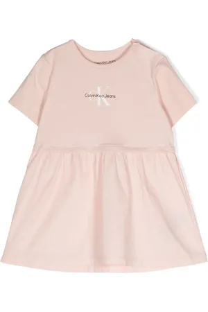 Calvin Klein Logo-print flared dress