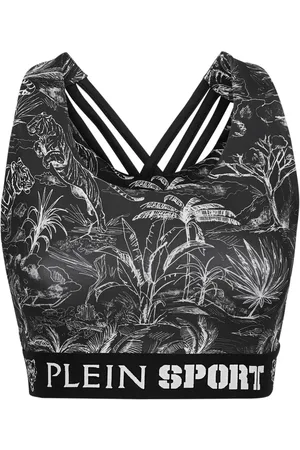 Philipp Plein Graphic-print cotton performance tank top