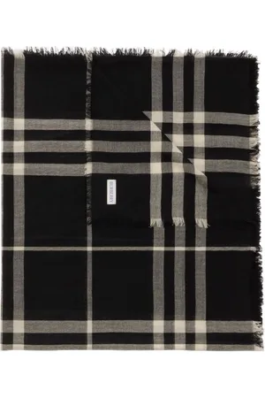 Burberry Check wool scarf