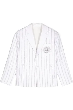 Maison Ava Grayson striped single-breasted blazer
