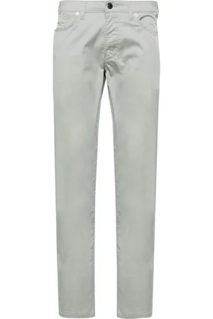 Emporio Armani Mid-rise straight-leg chinos