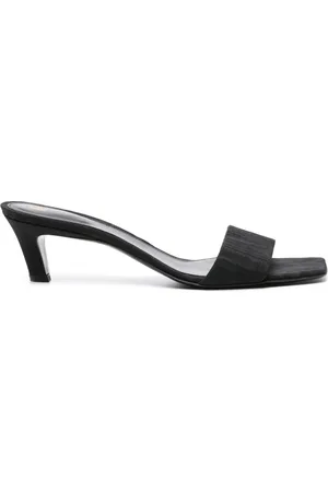 Totême 55mm moire-effect mules
