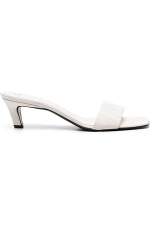 Totême 55mm moire-effect mules