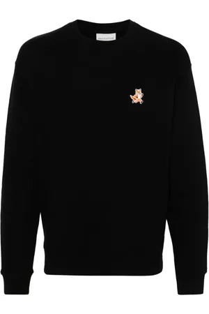 Maison Kitsuné Speedy Fox-patch cotton sweatshirt
