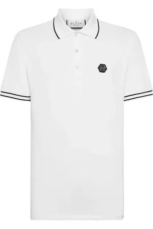 Philipp Plein Logo-appliqu?? cotton polo shirt