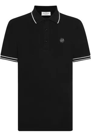 Philipp Plein Logo-appliqu?? cotton polo shirt