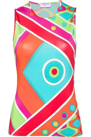 Puccini Vivara-print tank top