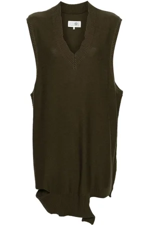 Maison Margiela Sleeveless knitted minidress