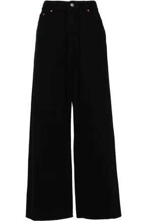 Maison Margiela Wide-leg cotton jeans
