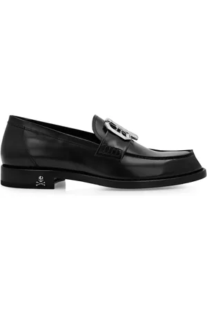 Philipp Plein Logo-plaque leather loafers
